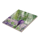 Inspirerend God houdt van elk van ons citaat Tegeltje (Zijkant)