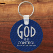 INSPIREREND GOD IS CHRISTELIJK IN CONTROLE SLEUTELHANGER (Voorkant)