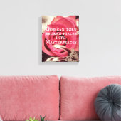 Inspirerend God Quote Masterstuk Canvas Afdruk (Insitu (Woonkamer))