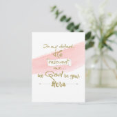 Inspirerend God redde me citaat-Christelijk Briefkaart (Staand voorkant)