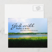 Inspirerend: God zal een weg maken... Briefkaart (Voorkant / Achterkant)