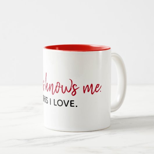 Inspirerend godsdienstige citaat over witte Mok (Voorkant rechts)