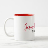 Inspirerend godsdienstige citaat over witte Mok (Links)