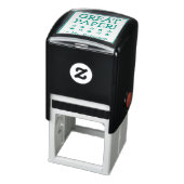 Inspirerend "GOED WERK!" + Aangepaste naam docent Zelfinktende Stempel (Product)