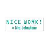 Inspirerend "GOED WERK!" Cijferen Stempel (Design)