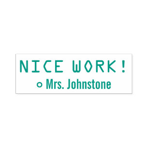 Inspirerend "GOED WERK!" Cijferen Stempel