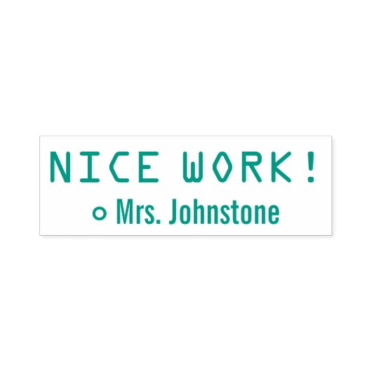 Inspirerend "GOED WERK!" Cijferen Stempel (Design)