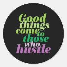 Inspirerend goede dingen komen naar degenen die zi