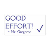 Inspirerend "GOEDE MOEITE!" Tutor Rubber Stamp Zelfinktende Stempel (Design)
