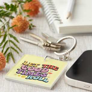 Inspirerend Goede Tijden Roll Wordart Sleutelhange Sleutelhanger