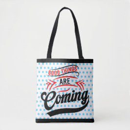 Inspirerend goede tijden tote bag
