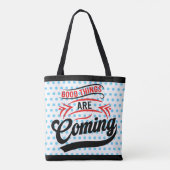 Inspirerend goede tijden tote bag (Achterkant)