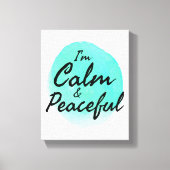 Inspirerend goede vibes voor harde werknemers canvas afdruk (Voorkant)