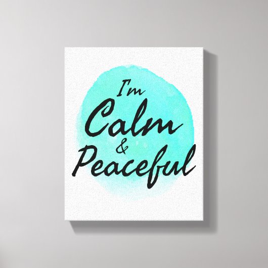 Inspirerend goede vibes voor harde werknemers canvas afdruk (Voorkant)