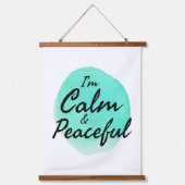 Inspirerend goede vibes voor harde werknemers hangend wandkleed (Voorkant)