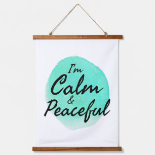 Inspirerend goede vibes voor harde werknemers hangend wandkleed