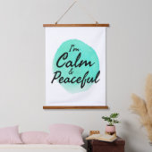 Inspirerend goede vibes voor harde werknemers hangend wandkleed (Slaapkamer)