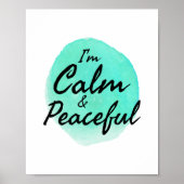 Inspirerend goede vibes voor harde werknemers poster (Voorkant)