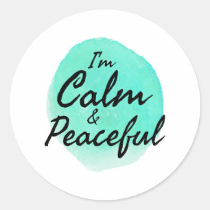 Inspirerend goede vibes voor harde werknemers ronde sticker