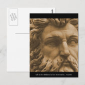 Inspirerend Goethe Quote Briefkaart (Voorkant / Achterkant)