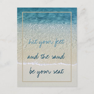 Inspirerend golven van het Surf Turquoise Blue Oce Briefkaart