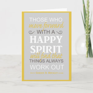 inspirerend gordon b hinckley lds citaat kaart