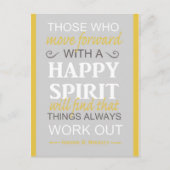 inspirerend gordon b hinckley lds citeert briefkaart (Voorkant)