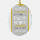 inspirerend gordon b hinckley lds citeert keramisch ornament (Rechts)