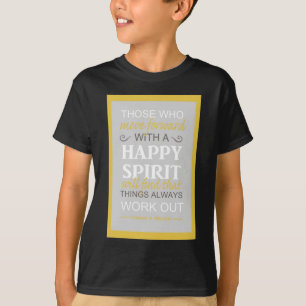 inspirerend gordon b hinckley lds citeert t-shirt