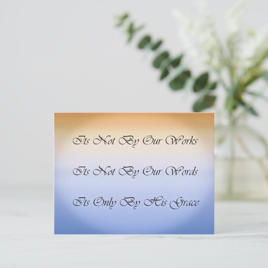 Inspirerend Grace Quote Briefkaart (Staand voorkant)