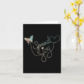 Inspirerend grafische positiviteit & vriendeli kaart (Gele Bloem)