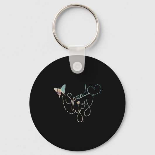 Inspirerend grafische positiviteit & vriendeli sleutelhanger (Voorkant)