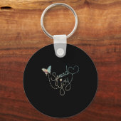 Inspirerend grafische positiviteit & vriendeli sleutelhanger (Voorkant)