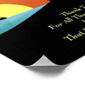 Inspirerend Gratitude Quote Wall Art Poster (Hoek)