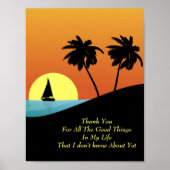 Inspirerend Gratitude Quote Wall Art Poster (Voorkant)