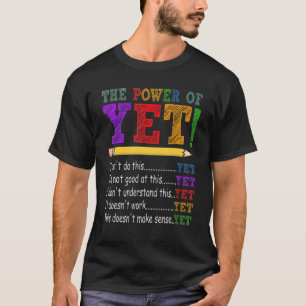 Inspirerend Groei Mindset Leraar Kindnes T-shirt