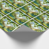 Inspirerend groen cadeaupapier (Hoek)