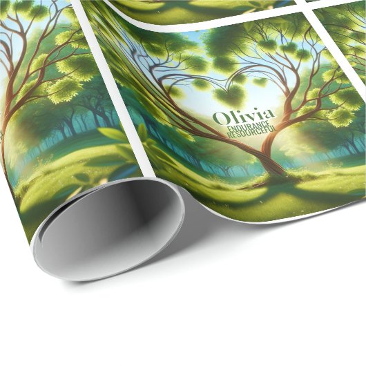 Inspirerend groen cadeaupapier (Rol Hoek)