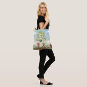 Inspirerend groen idee | Motiverende teelt Tote Bag (Op model)