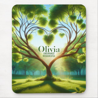 Inspirerend groen muismat