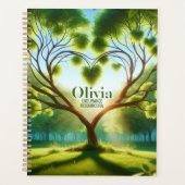 Inspirerend groen planner (Voorkant)
