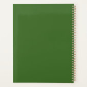 Inspirerend groen planner (Achterkant)