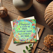 Inspirerend  Grootouder Quote Floral