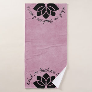 Inspirerend Gym Yoga Lotus Bath Towel Badhanddoek
