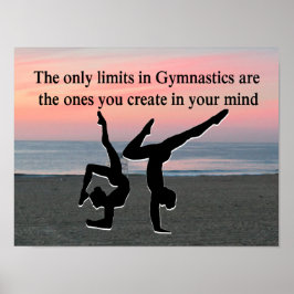 INSPIREREND GYMNAST POSTER
