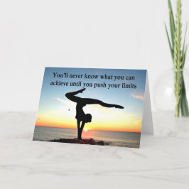 INSPIREREND GYMNASTICS QUOTE ONTWERP KAART