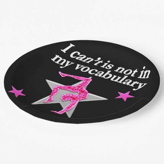 INSPIREREND GYMNASTISCH ONTWERP PAPIEREN BORDJE (Gekanteld)