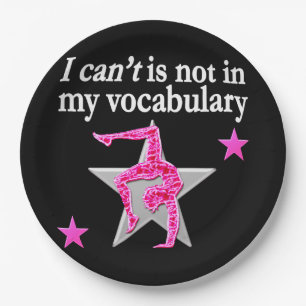 INSPIREREND GYMNASTISCH ONTWERP PAPIEREN BORDJE