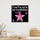 INSPIREREND GYMNASTISCH ONTWERP POSTER (Keuken)