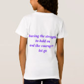 inspirerend gymnastisch t-shirt (Achterkant)